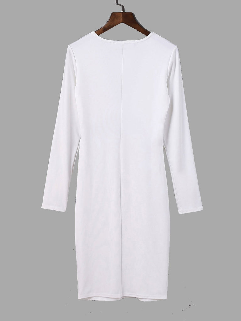 Womens White Midi Dresses