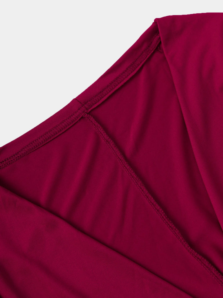 Ladies Burgundy Maxi Dresses