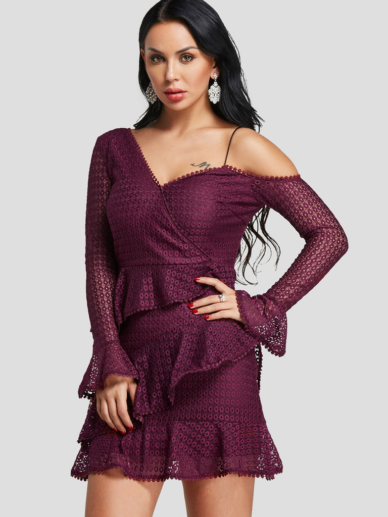 Ladies Burgundy Sexy Dresses