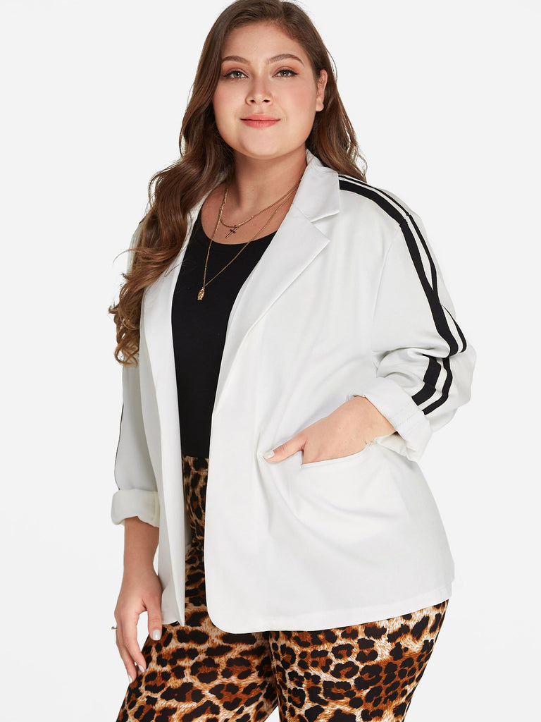 Womens Striped Plus Size Tops