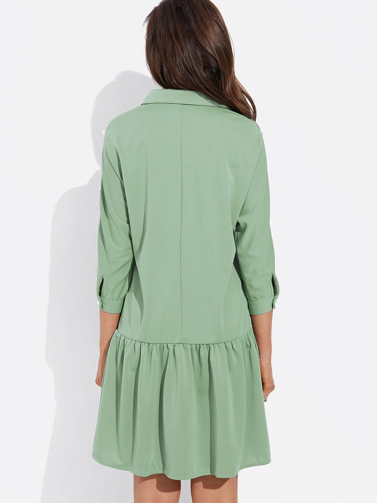 Womens Green Casual Dresses