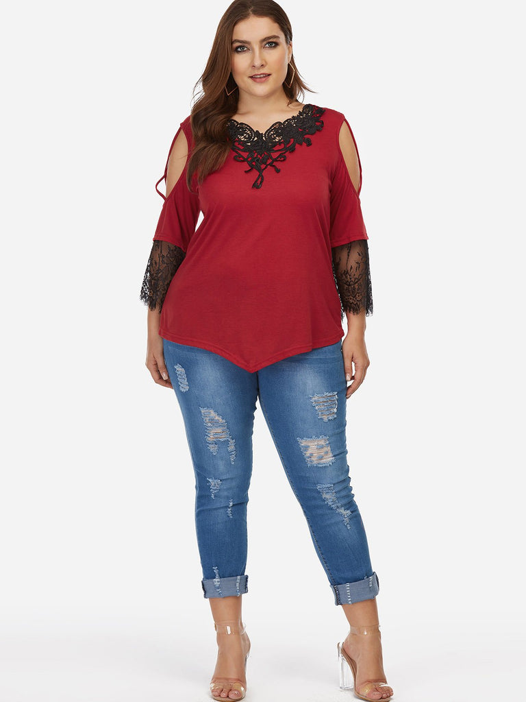 Womens Plus Size Long Tops