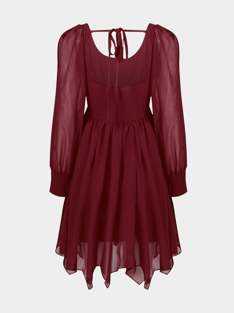 Womens Burgundy Sexy Dresses