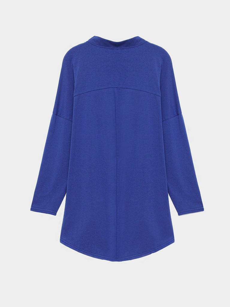 Womens Blue Plus Size Tops