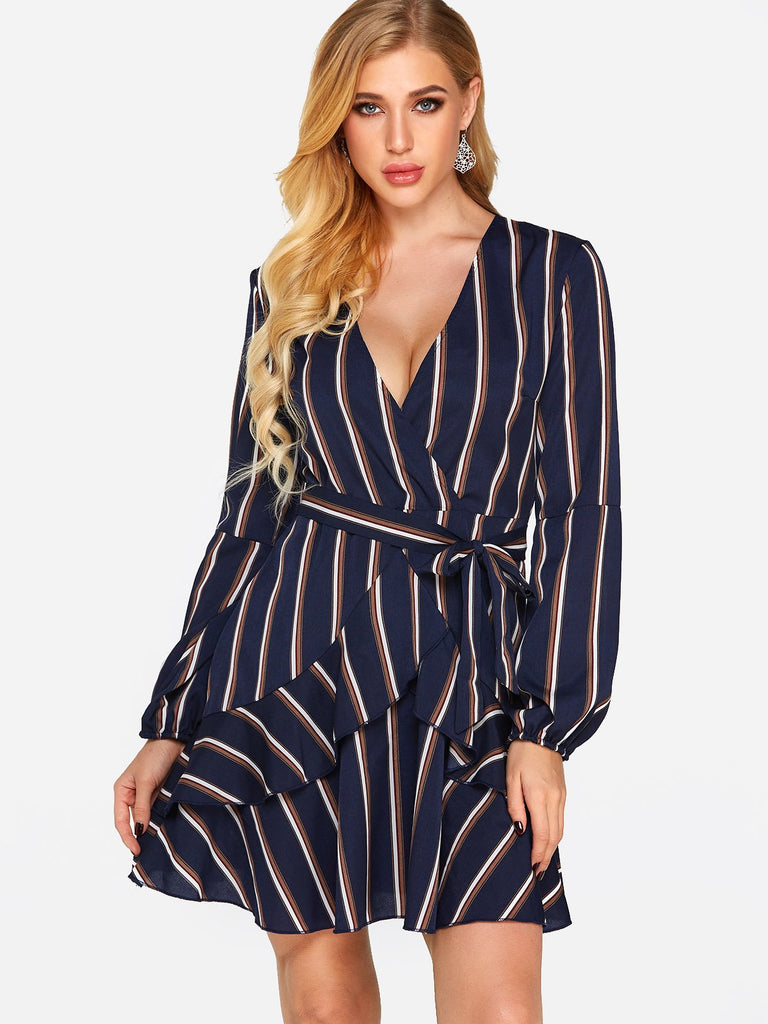 Ladies Long Sleeve Sexy Dress