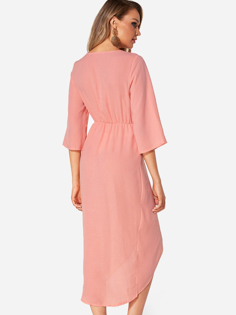 Womens Pink Casual Dresses