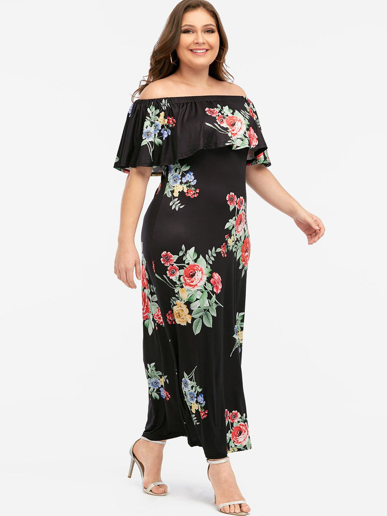 Ladies Black Plus Size Dresses