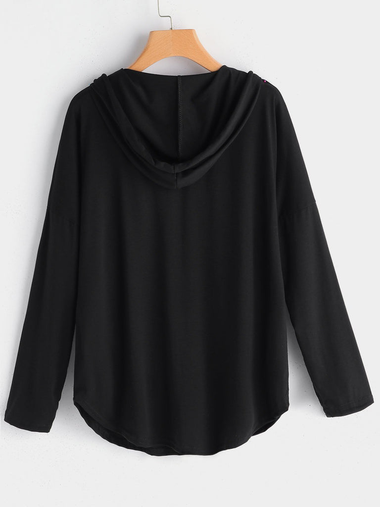 Womens Black Plus Size Tops