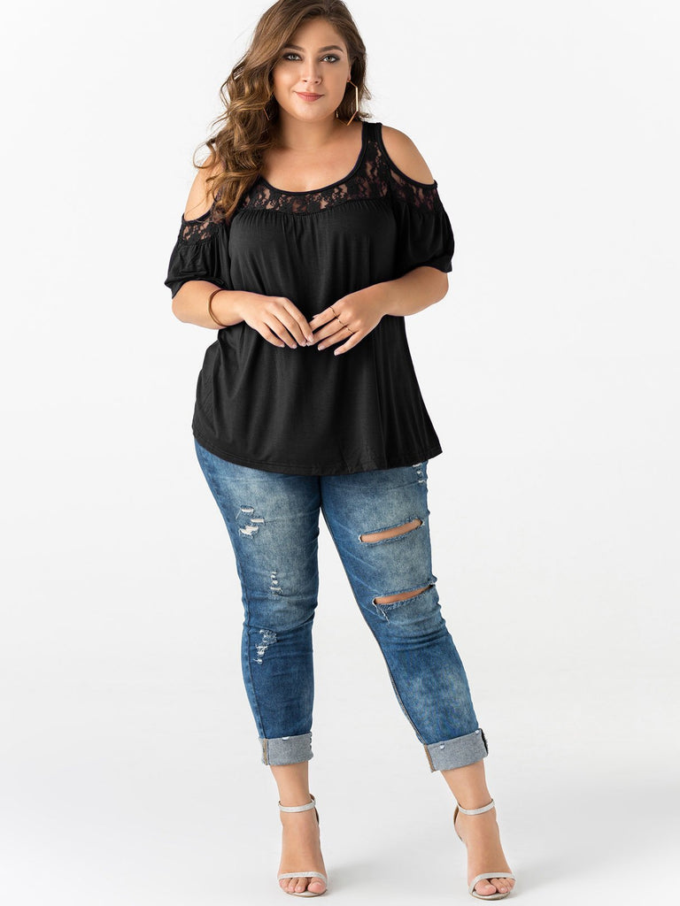 Ladies Plus Size Summer Tops