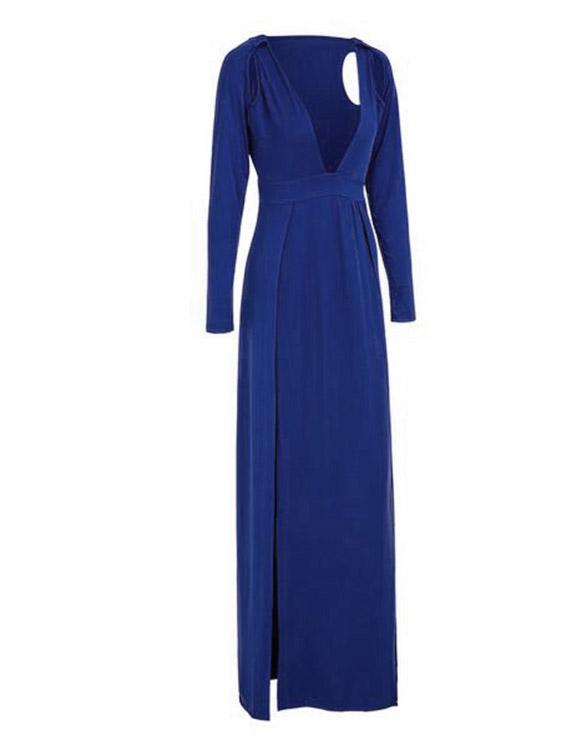 Ladies Blue Maxi Dresses