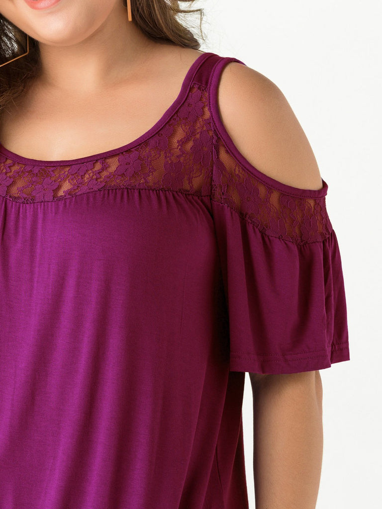 Ladies Plum Plus Size Tops