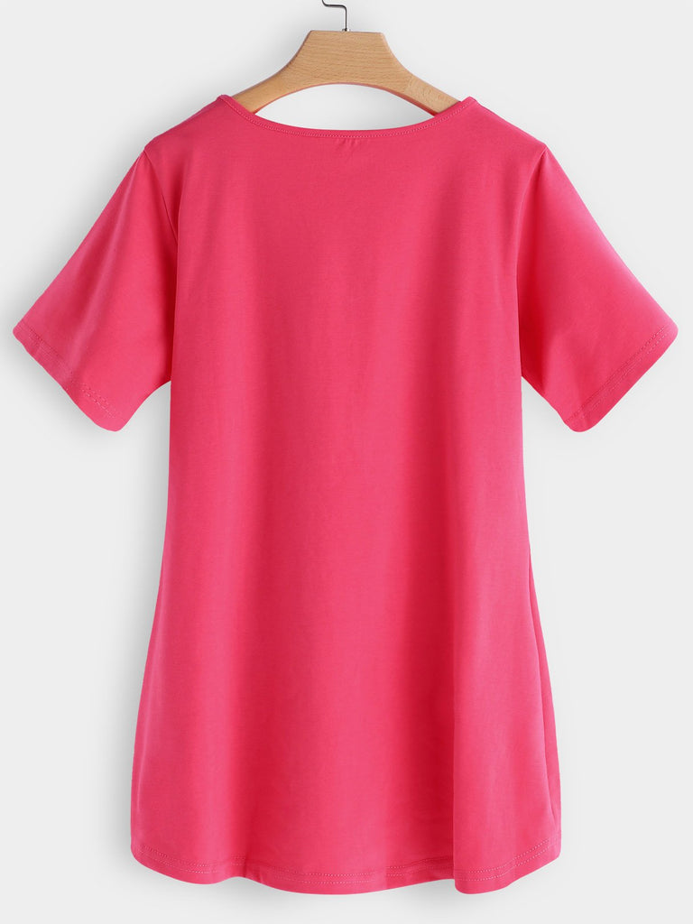 Womens Pink T-Shirts