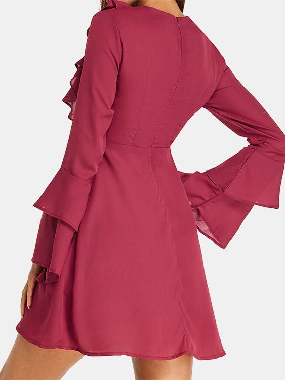 Ladies Long Sleeve Casual Dresses