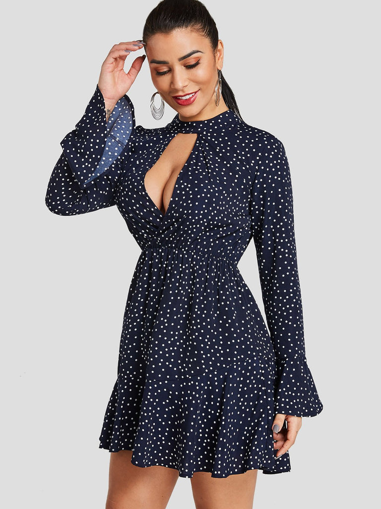 Ladies Navy Sexy Dresses