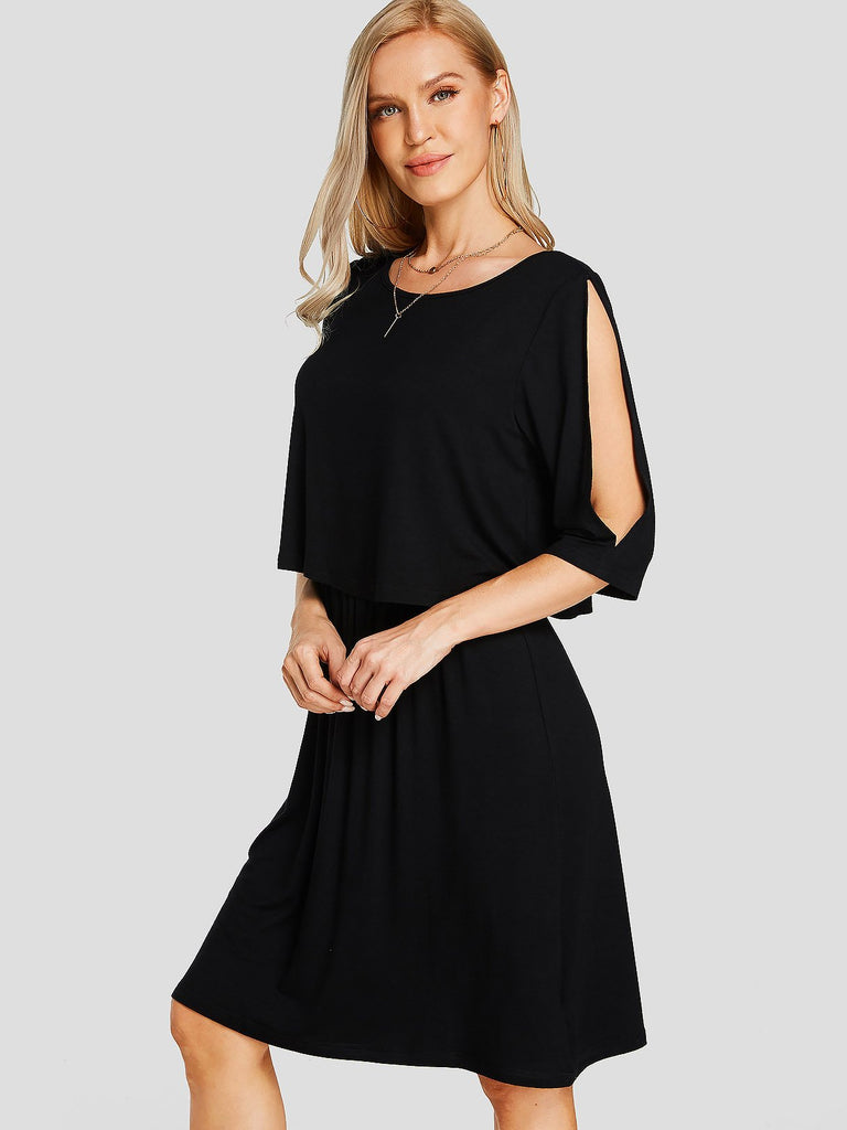 Ladies Black Casual Dresses