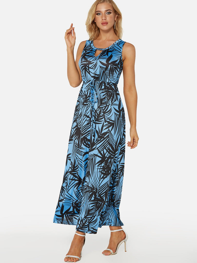 Ladies Blue Maxi Dresses