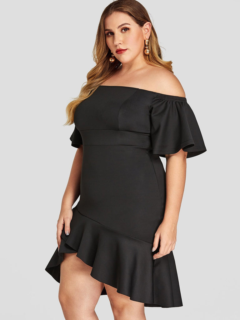 Ladies Black Plus Size Dresses