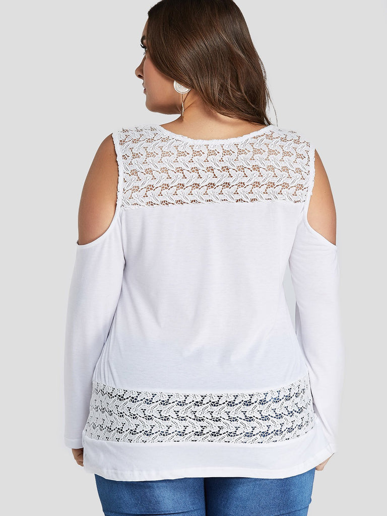 Womens White Plus Size Tops