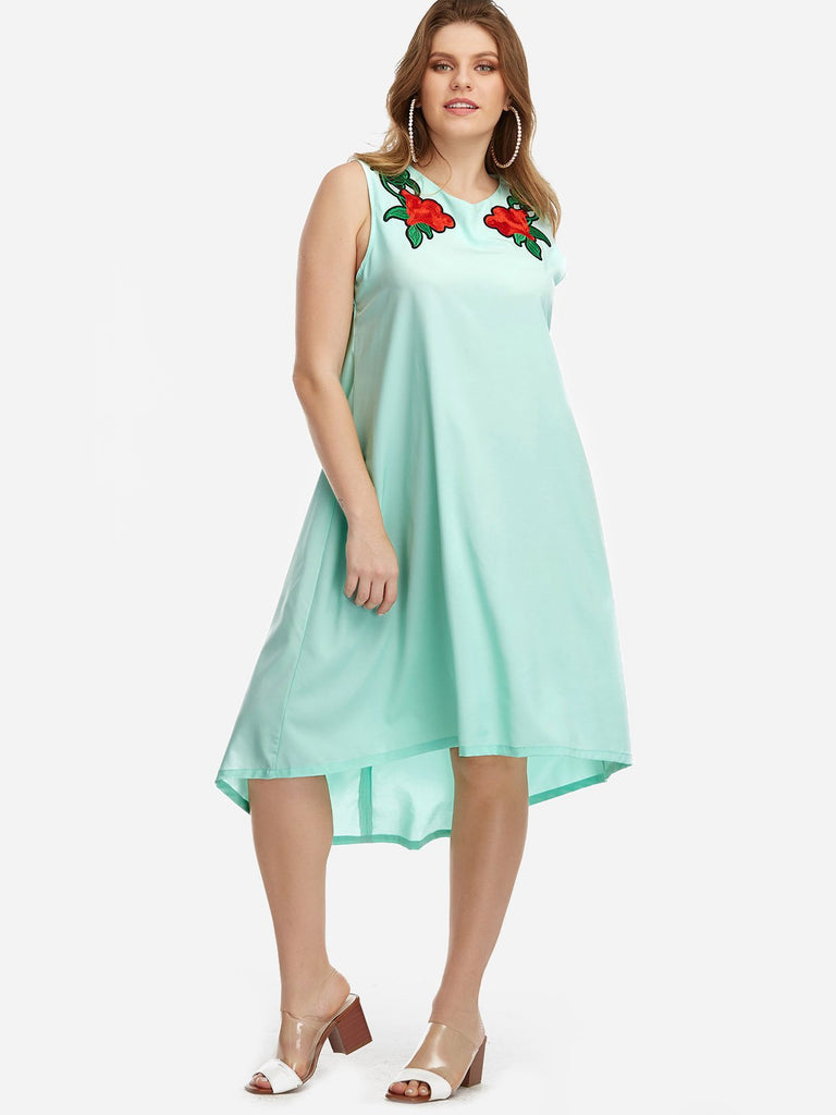 Womens Blue Plus Size Dresses