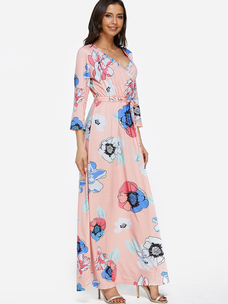 Ladies Long Sleeve Maxi Dress