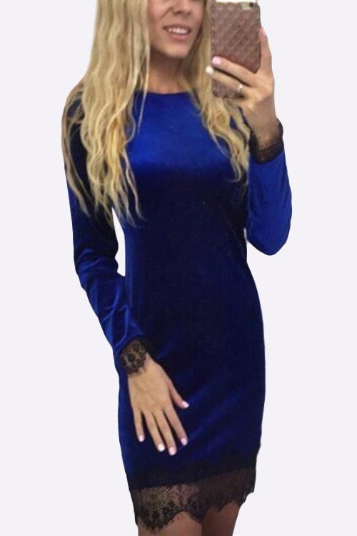 Womens Blue Casual Dresses