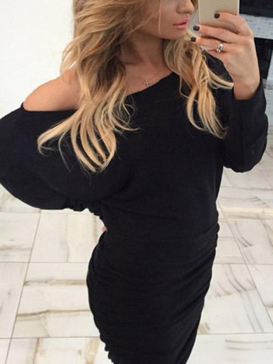 Ladies Long Sleeve Sexy Dress