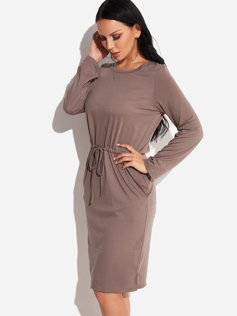 Ladies Long Sleeve Sexy Dress