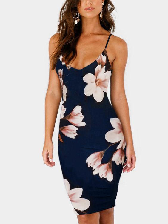 Ladies Navy Sexy Dresses