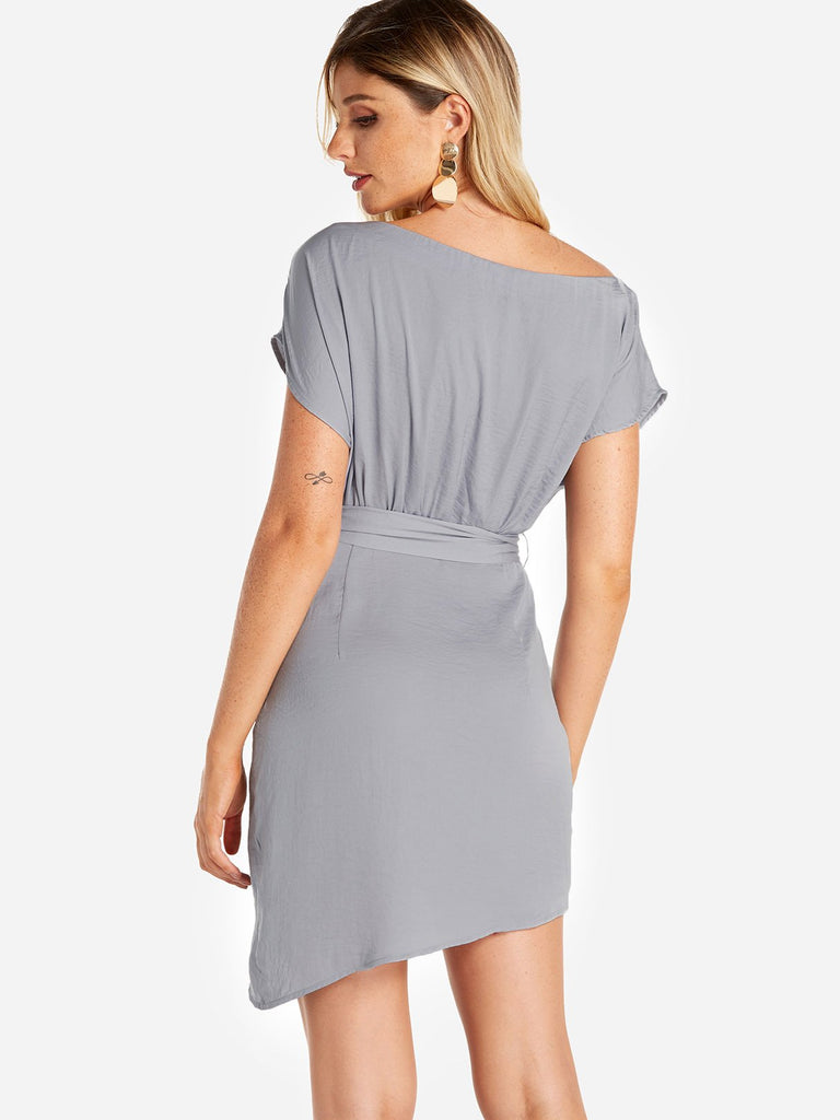 Womens Grey Casual Dresses