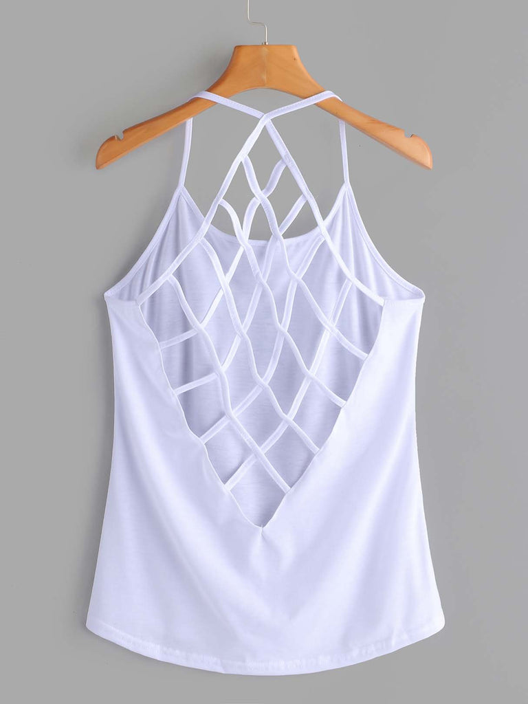 Womens White Camis