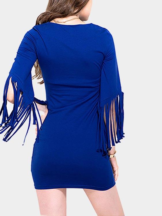 Womens Blue Sexy Dresses