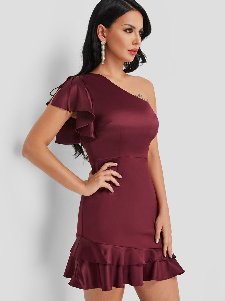 Ladies Burgundy Sexy Dresses