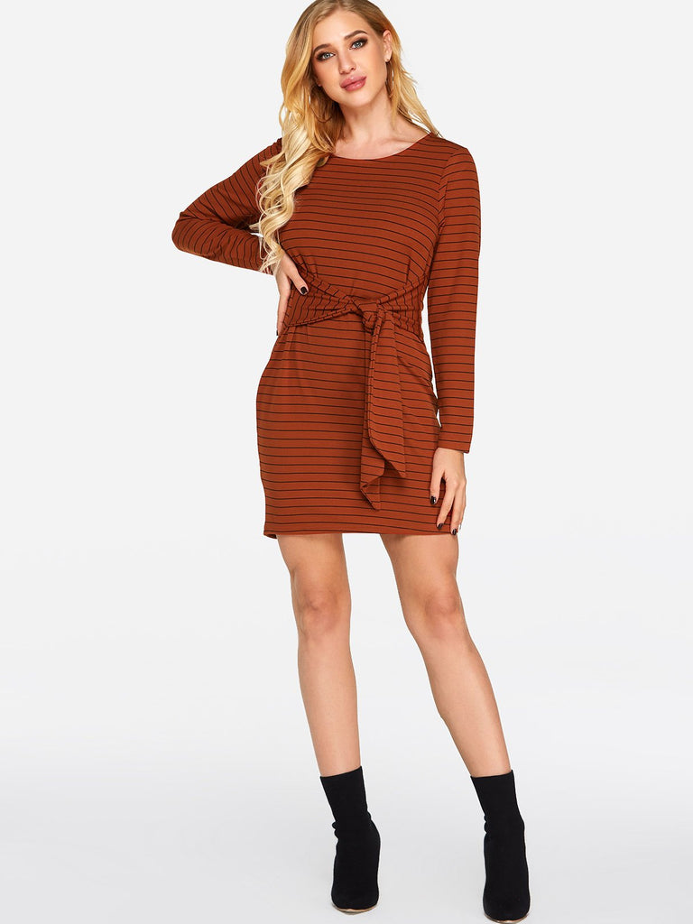 Womens Long Sleeve Casual Dress