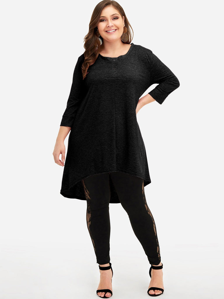 Ladies Plus Size Lace Tops