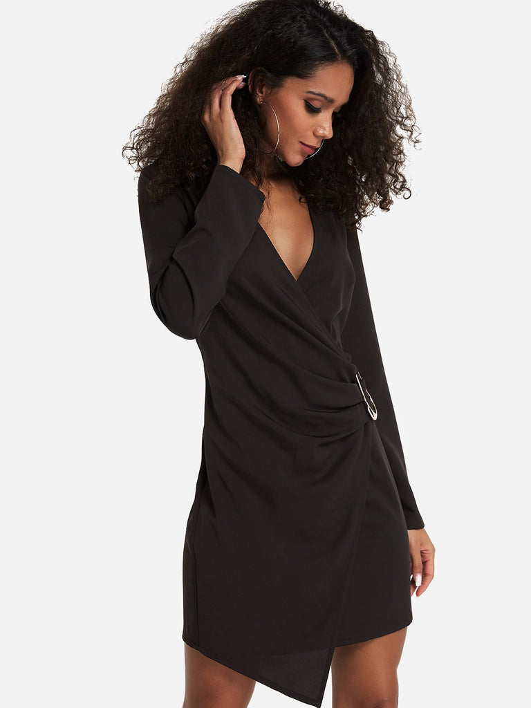 Ladies Long Sleeve Sexy Dress