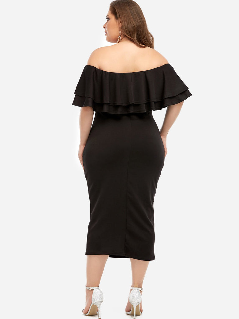 Womens Black Plus Size Dresses