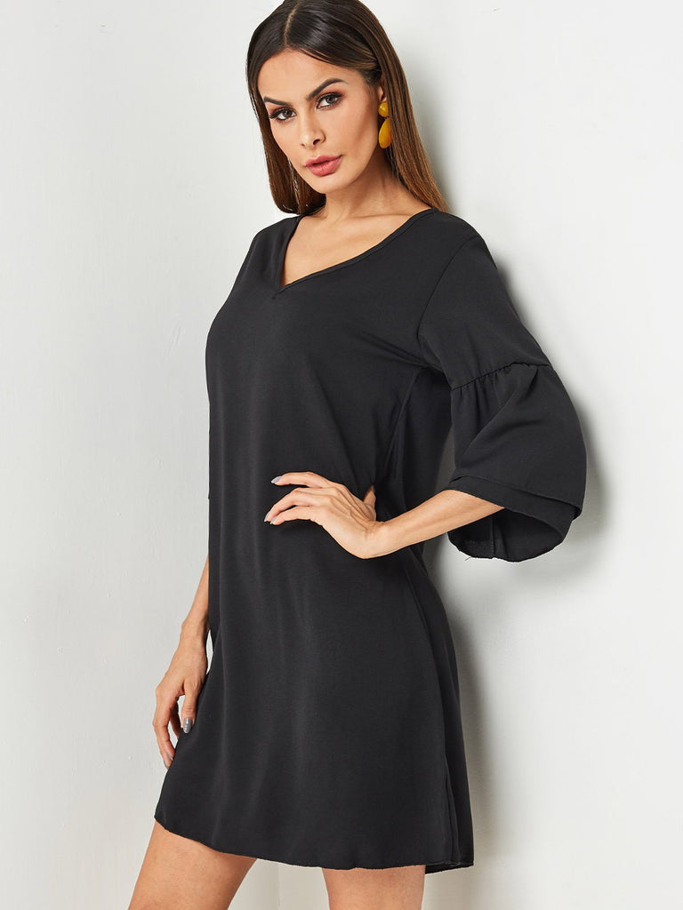 Ladies 3/4 Sleeve Dresses