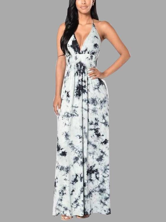 Womens Rose Maxi Dresses