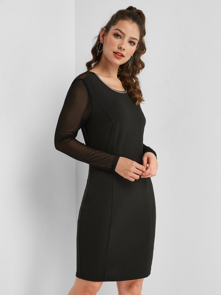 Ladies Black Casual Dresses