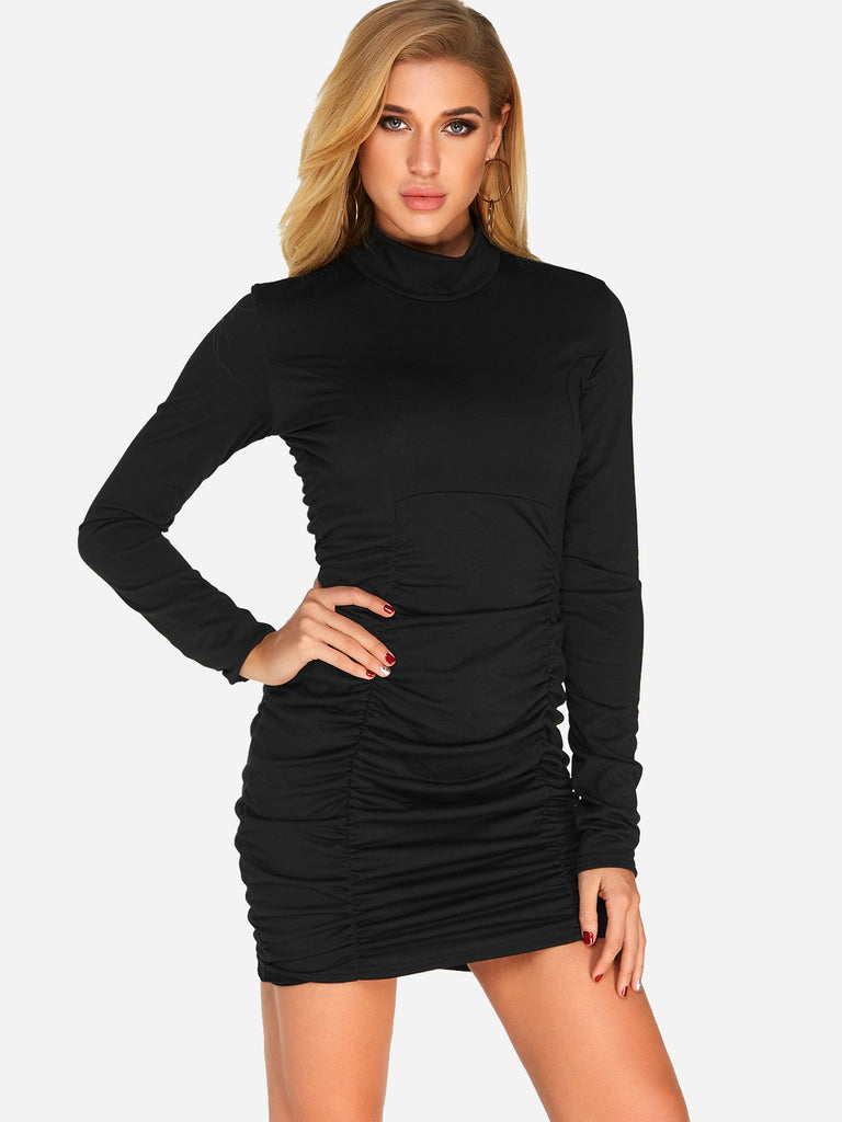 Ladies Long Sleeve Mini Dresses