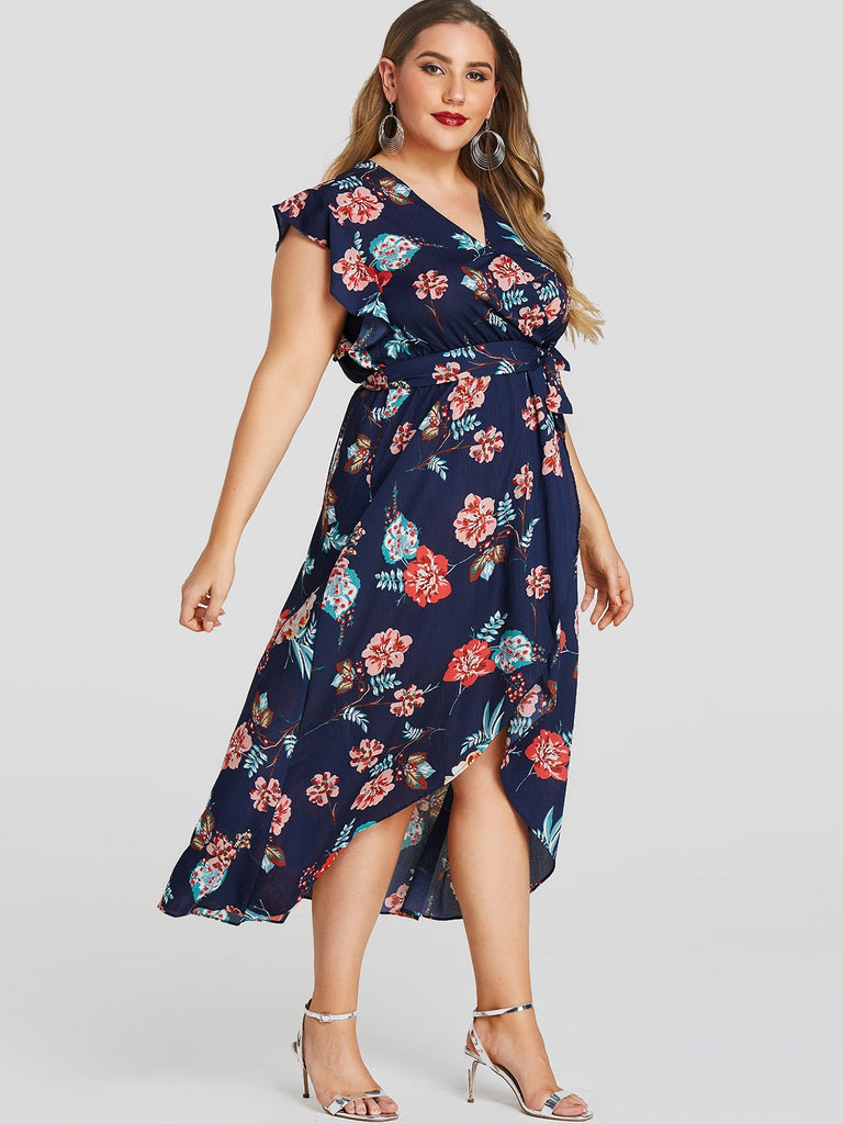 Womens Navy Plus Size Dresses