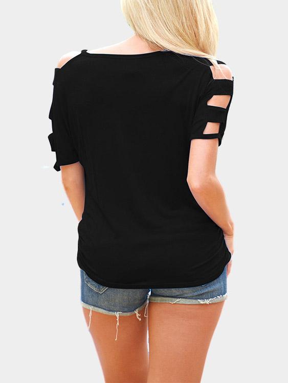 Womens Black T-Shirts