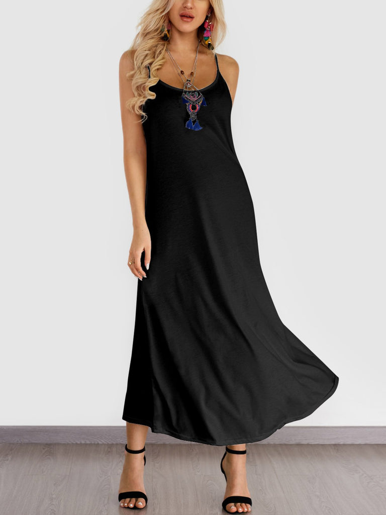 Ladies Sleeveless Maxi Dress