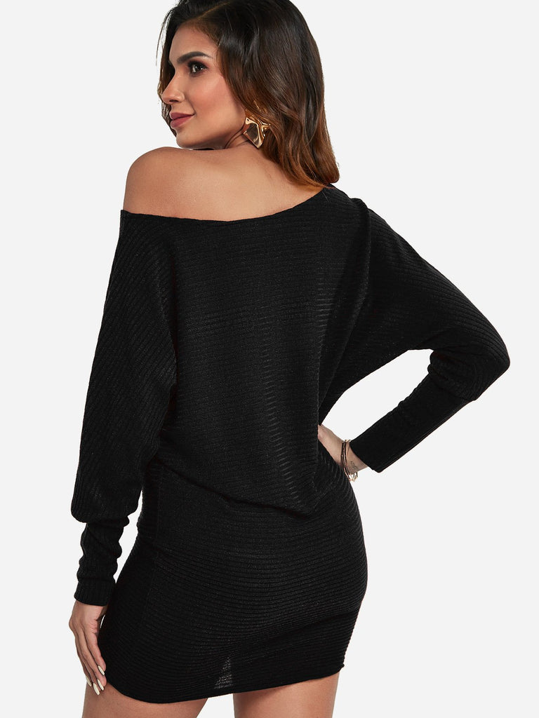 Womens Long Sleeve Sexy Dress