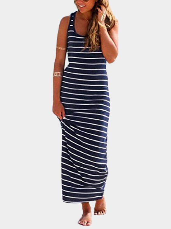 Ladies Sleeveless Maxi Dresses