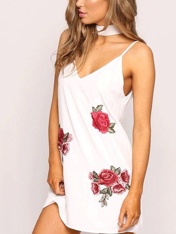 Womens Sleeveless Mini Dresses