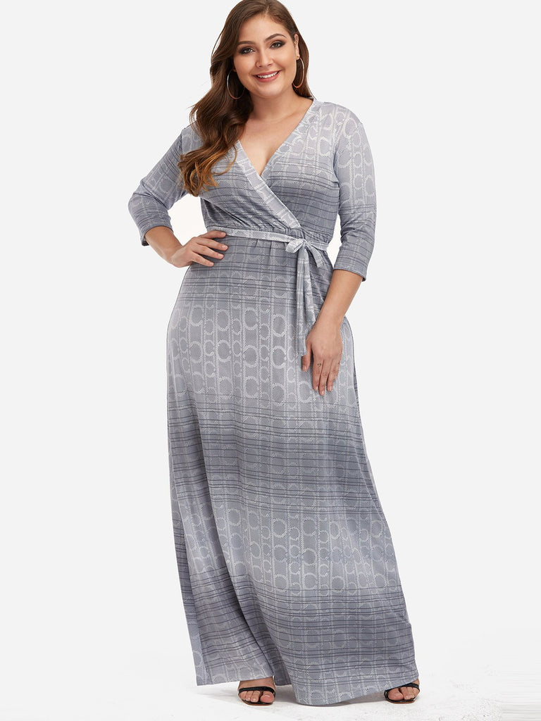 Womens Blue Plus Size Dresses