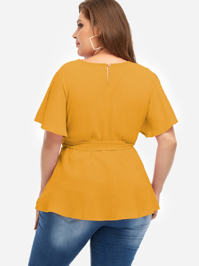 Womens Cotton Tops Plus Size