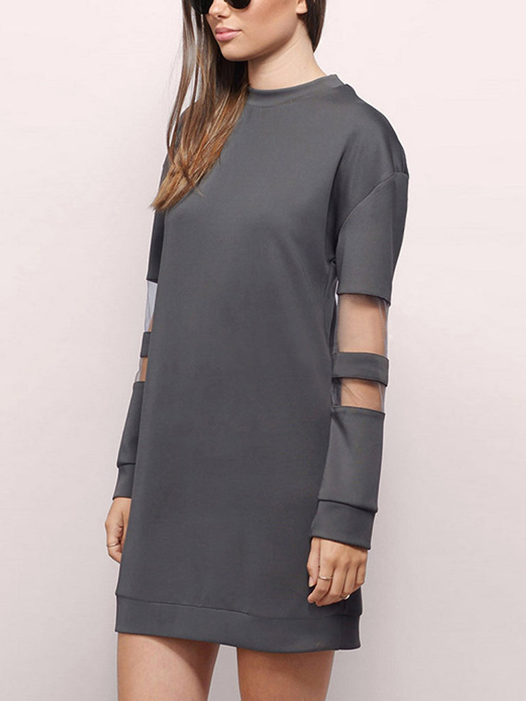 Ladies Grey Shirt Dresses