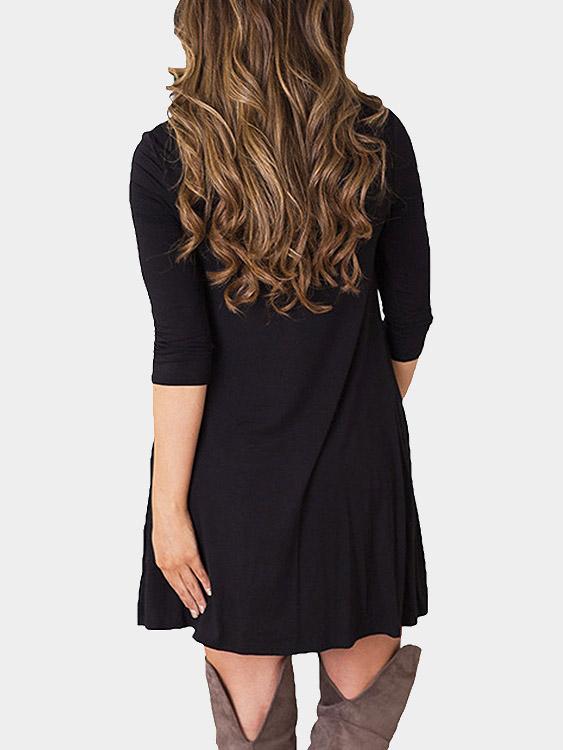 Womens Black Casual Dresses